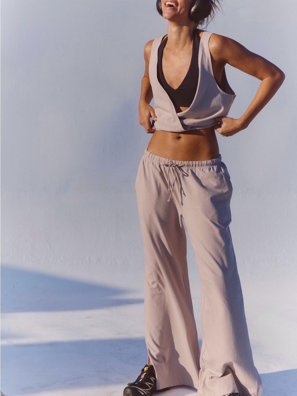 Free People hot shot v neck set NWT XL
